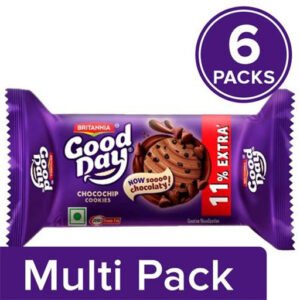 Britannia Good-Day Chocochip Cookies Crunchy Teatime Snack (39g) (Pack of 6)