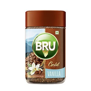 BRU Gold Instant Coffee Mix Vanilla Flavour - 100g