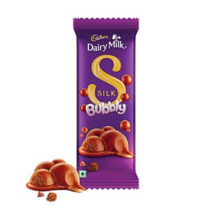 Cadbury Dairy Milk Silk Bubbly Chocolate Bar-112g