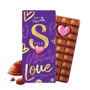 Cadbury Dairy Milk Silk Heart Blush Valentine's Chocolate Gift Pack-250g