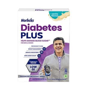 Horlicks Diabetes Plus Vanilla Flavour Powder - 400g