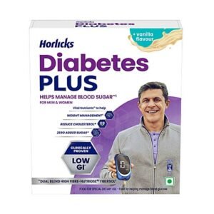 Horlicks Diabetes Plus Vanilla Helps Manage Blood Sugar - 200g