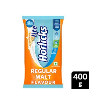 Horlicks Lite Regular Malt Nutrition Drink - 400g Pouch