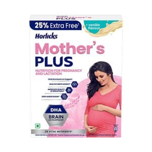 Horlicks Mother's Plus Vanilla Flavoured Nutrition For Pregnancy & Lactation - 400g