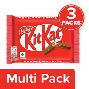 Nestle-KitKat Choco Coated Wafer Bars, 3x38.5g (Multipack)