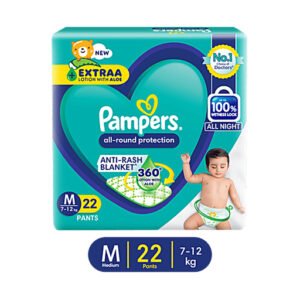 Pampers Diaper Pants Medium, 7-12kg - 22pcs