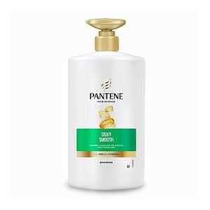 Pantene Silky Smooth Shampoo With Pro V+Vitamin E 1L