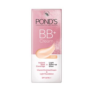 Ponds BB+ Cream Rich In Vitamin Instant Spot Coverage Make Up Glow - 30g Light