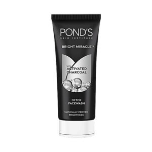Pond's Bright Miracle Detox Facewash With 10X Power of Charcoal - 100g