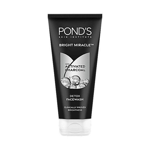 Pond's Bright Miracle Detox Facewash With 10X Power of Charcoal - 200g