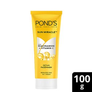 Ponds DeTan Facewash With Niacinamide & Vitamin C, Reduces In 1 Week, For All Skin Types - 100g