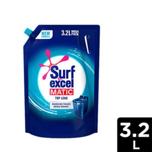 SurfExcel Matic Top Load Liquid Detergent, 3.2L Pouch