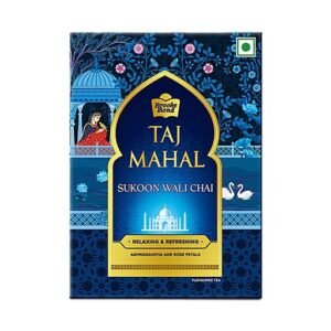Taj Mahal Sukoon Wali Chai Tea With Ashwagandha & Rose Petals, 250g Carton