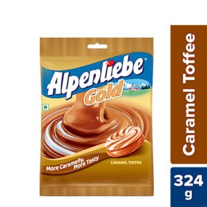 Alpenliebe Gold Gold Caramel Toffee Toffee,324g Pouch