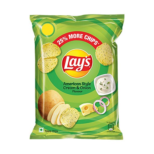 Lay's American Style Cream & Onion Potato Chips,48g Pouch