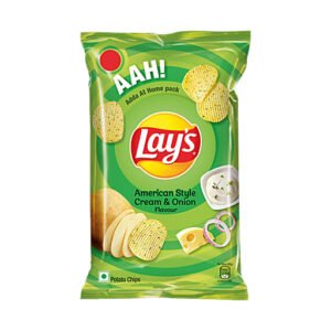 Lay's American Style Cream & Onion Potato Chips, 82g