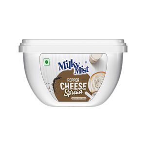 Milky Mist Cheese Spread Pepper, Rich In Protein, Calcium, Enhance Taste & Flavour, 200g Cup