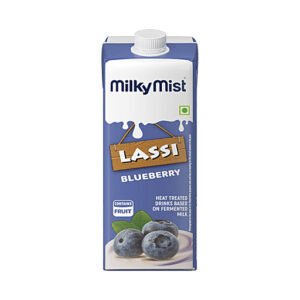 Milky Mist Lassi Blueberry,UHT, Drink Based On Fermented Milk, Rich Flavour,200ml