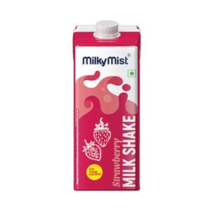 Milky Mist Milkshake Strawberry, Rich In Flavour & Taste, 220ml