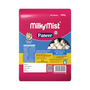 Milky Mist Paneer Rich In Calcium, 500g Pouch
