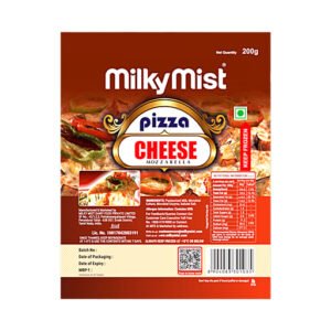 Milky Mist Pizza Mozzarella Cheese, 200g Pouch