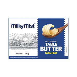 Milky Mist Table Butter Salted, Pasteurised, Rich, Creamy, 200g
