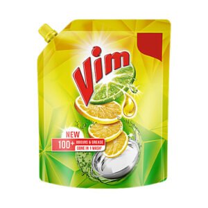 Vim Dish wash Liquid Gel Lemon, 500ml Refill Pouch