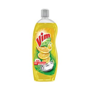 Vim Dish wash Liquid Gel With Lemon Fragrance Leaves No Residue, Grease Cleaner For All Utensils,750ml Bottle
