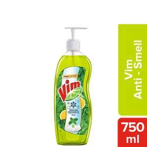 Vim Pro Clean Dishwash Liquid Mint, 750ml