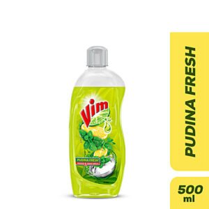 Vim ProClean Dishwash Liquid Gel With Mint, Cooling Freshness, Removes Tough Grease & Odours, 500ml