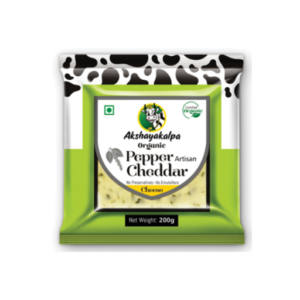 Akshayakalpa Organic Pepper Cheddar 200g