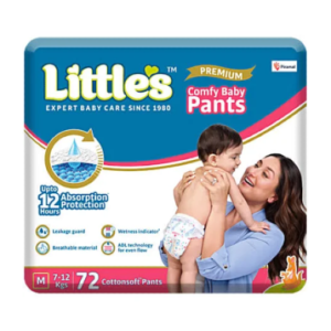 Littles Comfy Diaper Pants M 72 Pcs