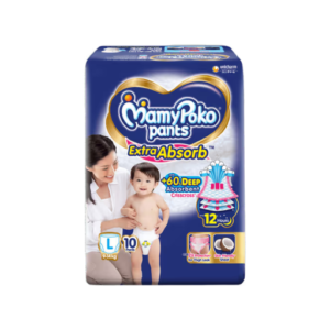 MamyPoko Pants Extra Absorb Large 9-14 Kg 10 Pants