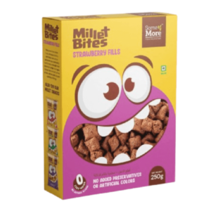 Some More Millet Bites With Fills - Strawbery 250g