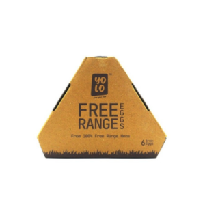 Yolo Free Range Eggs 6no