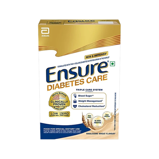 Ensure Diabetes Care Wholesome Wheat Flavour Nutrition Drink, 375 g Box