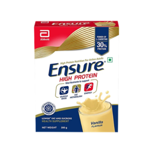 Ensure High Protein Drink - For Physically Active Adults, Vanilla Flavour, 200 g Box