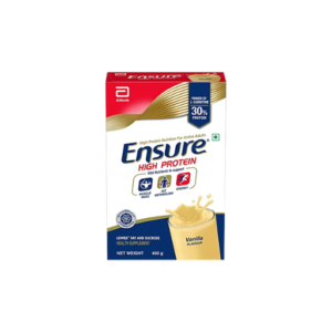 Ensure High Protein Drink - For Physically Active Adults, Vanilla Flavour, 400 g Box