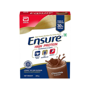 Ensure High Protein Nutrition Drink Chocolate, 200 g Box