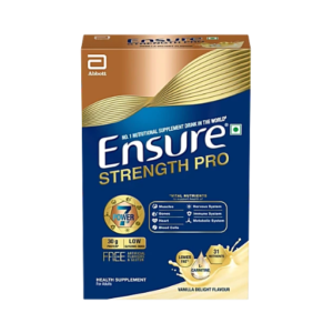Ensure Strength Pro Vanilla Delight Flavour Nutritional Supplement Drink, 400 g Box