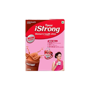 Manna Istrong Womens Nutrition Drink - Fortified With Iron, Chocolate Flavour, 200 g