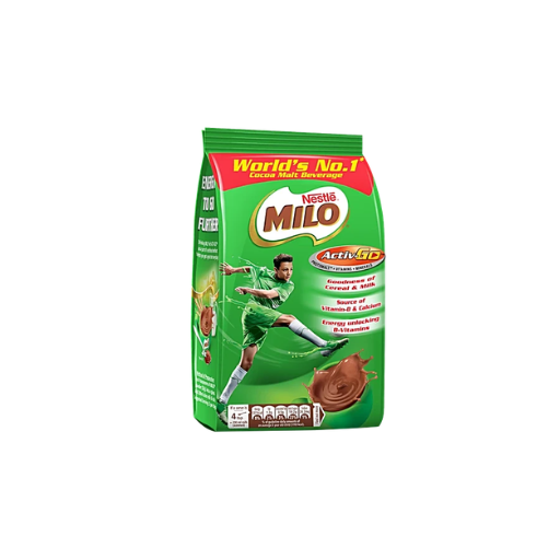 Nestle Milo Active-Go Powder - Rich In Vitamins & Calcium, Chocolate Flavour, 250 g Pouch