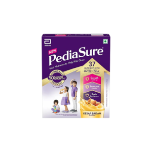 Pediasure Nutrition Drink Powder - Kesar Badam Flavour, Nutrition For Kids Growth, 200g