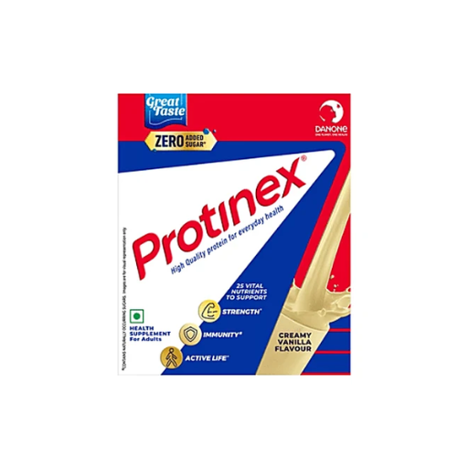 Protinex High Quality Protein Nutritional Drink Powder - Creamy Vanilla Zero Added Sugar, 230gm