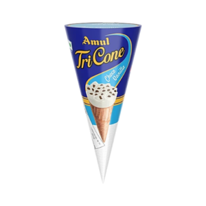 Amul Choco Vanilla Tricone Ice Cream, 120 ml