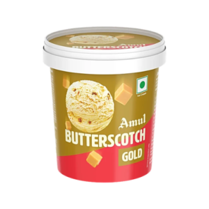 Amul Gold Butterscotch Ice Cream, 125 ml