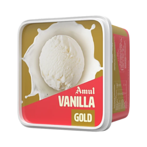 Amul Ice Cream - Gold, Vanilla, 1 L Tub