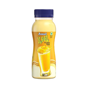 Amul Kool Premium Kesar Flavoured Milk, 180 ml PET Bottle