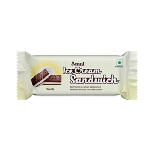 Amul Vanilla Ice Cream Sandwich, 80 ml