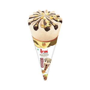 Arun Icecreams Maple Walnut Flavoured Ice Cream Cone, 100 ml